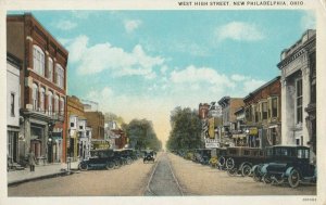NEW PHILADELPHIA , Ohio, 1900-10s ; West High Street