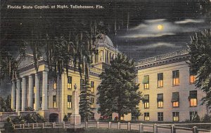 Florida State Capitol At Night - Tallahassee, Florida FL  