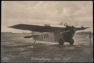 Germany Focke-Wulf Lufthansa D659 Berlin Flughafen Airport RPPC 75834