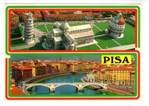 Buildings, Bridge, Pisa, Italy,