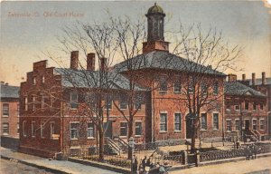 J70/ Zanesville Ohio Postcard c1910 Old Muskingum County Court House 140