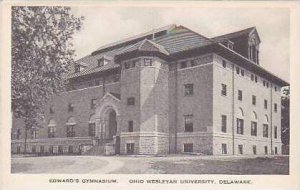 Ohio Delaware Edwards Gymnasium Ohio Wesleyan University Albertype