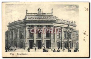 Postcard Old Burgtheater Wien