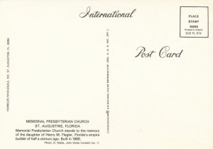 St Augustine FL, Florida - Memorial Presbyterian Church