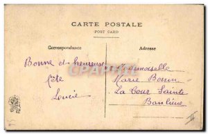 Old Postcard Fantasy Flowers Toilée