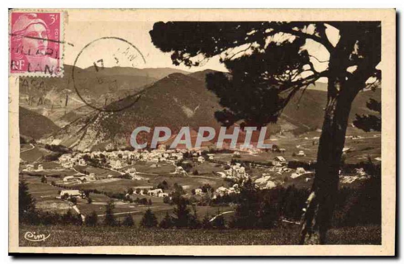 Old Postcard Villard de Lans Isere General view taken Clots