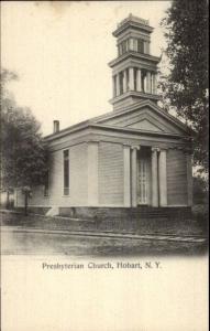 Hobart NY Presb Church c1910 Postcard