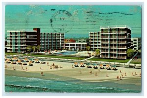 1971 Hilton Washington Club Inn, Virginia Beach, Virginia VA Posted Postcard 