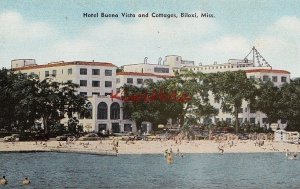 Postcard Hotel Buena Vista and Cottages Biloxi MS Mississippi