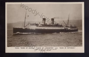 f2134 - LM&S Railway Ferry - Duke of Argyll - postcard