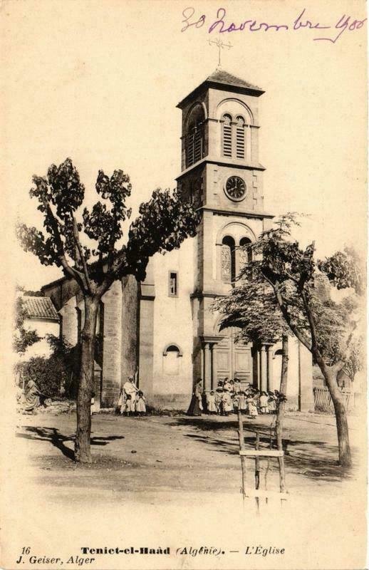 CPA AK Geiser 16 Teniet-El-Haad L'Eglise ALGERIA (756491)