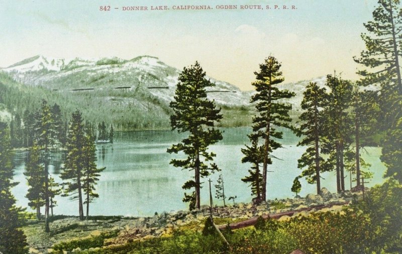 C.1910 S.P.R.R Ogden Route, Donner Lake, Cal. Postcard F88