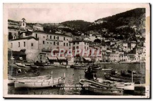 Old Postcard Villefranche Sur Mer Port and the City Charter