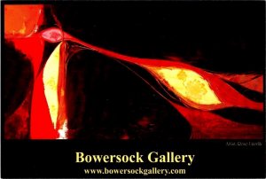 Provincetown, MA Massachusetts BOWERSOCK GALLERY Advertisement 4X6 Art Postcard