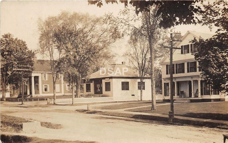 B8/ West Swanzey New Hampshire NH Real Photo RPPC Postcard Post Office Home