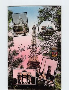 Postcard Les merveilles le Paris, France