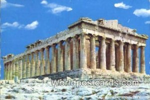 The Parthenon Aathens Greece Postal Used Unknown 