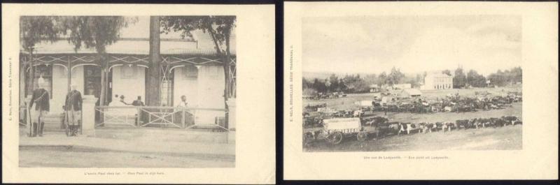 BOER WAR, Lot of 6 Postcards, Transvaal, Hymne, Paul Kruger (1899)