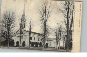 Tuck Easthampton MA Church c1910 Postcard