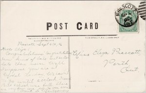 Old Windmill Point Prescott Ontario ON Multiview c1906 Postcard F76 