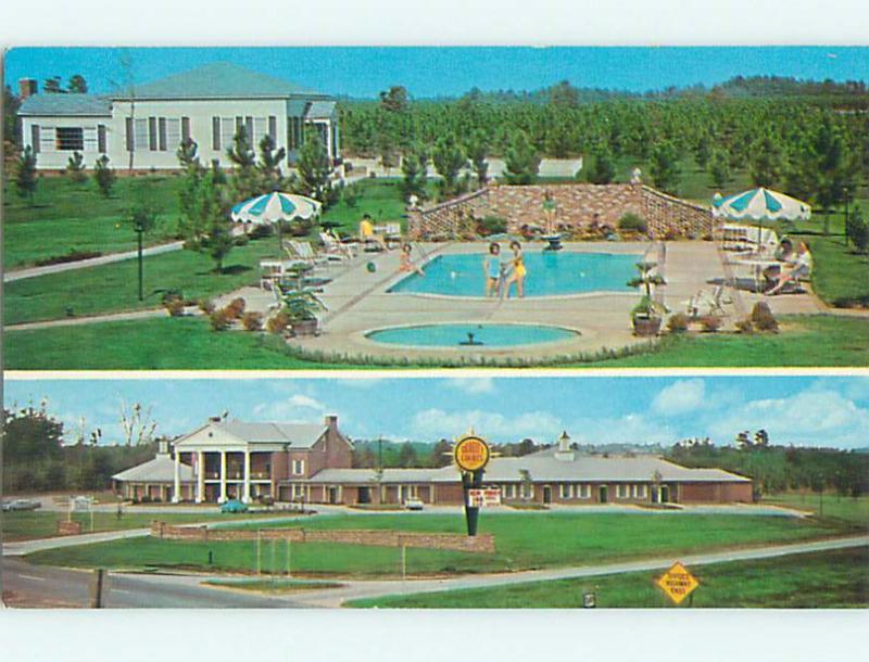 Unused Pre-1980 POOL AT QUALITY COURT MOTEL Perry Georgia GA u6339