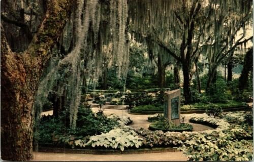 Bellingrath Gardens Mobile Alabama AL Monolith Postcard Official Car Mirro VTG