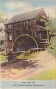 Wright Grist Mill - Old Sturbridge Village - Sturbridge MA, Massachusetts