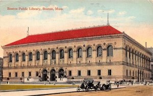 Boston Public Library in Boston, Massachusetts