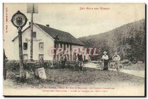 Postcard Old Customs Customs Cols des Vosges the Bonhomme pass from St Die an...