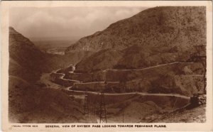 PC PAKISTAN, KHYBER PASS, Vintage REAL PHOTO Postcard (b43343)