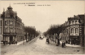 CPA BEAUNE - Avenue de la Gare (115997)