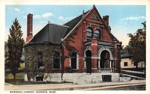 Memorial Library in Gardner, Massachusetts