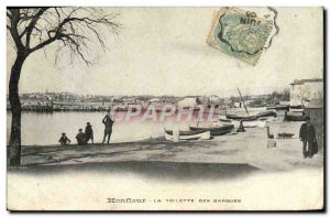 Old Postcard The Toilet Honfleur Des Barques