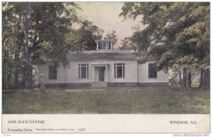 Exterior, Sam Slick's Home, Windsor, N.S., Canada, 00-10s