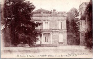 Postcard France Pauillac - St. Julien Chateau Gruand-Larose-Sarget