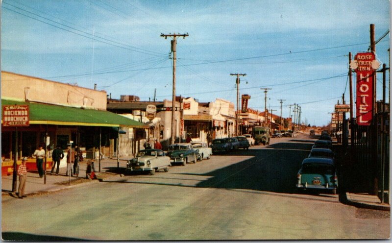 Postcard Allen Street, The Main Drag of Tombstone, Arizona~4136