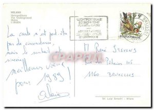 Modern Postcard Milano Metro