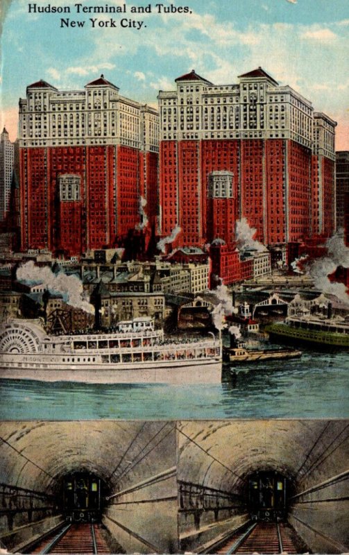 New York City Hudson Terminal and Tubes 1921