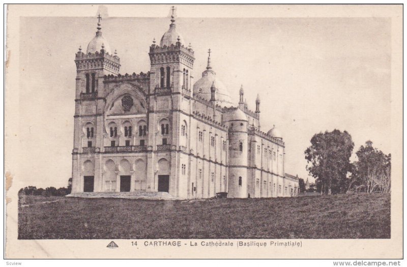 CARTHAGE, Tunisia, 1900-1910´s; La Cathedrale, Basilique Primatiale