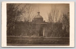 RPPC Sante Fe NM New Mexico State Capitol Building Real Photo Postcard Y25