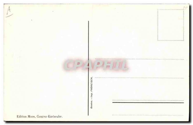 Old Postcard Three generations