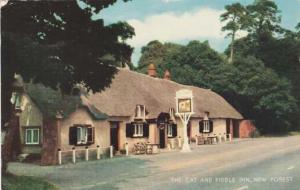 The Cat and Fiddle Inn New Forest, Hampshire England pm 1965