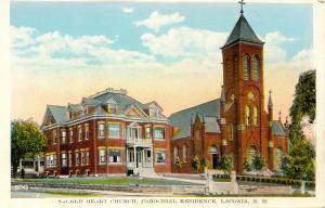 NH - Laconia. Sacred Heart Church, Parochial Residence