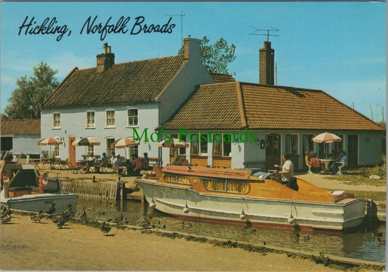 Norfolk Postcard - Hickling, Norfolk Broads RR10382  