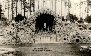 RPPC Real Photo Postcard Ave Maria Grotto St. Bernard, AL P7