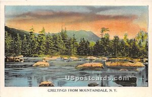 Greetings from - Mountaindale, New York