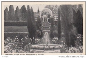 Sunken Garden , AUGUSTA , Georgia , 1910-20s
