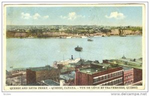 Quebec and Levis Ferry, Canada, PU--1932