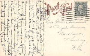 A21/ Delaware Ohio Postcard '22 Phi Psi Fraternity House Wesleyan University 