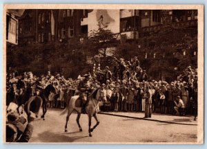 Czech Republic Postcard Prague Vita Armadni Choir From the USSR c1940's WW2